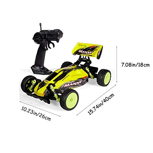 Decoración de escritorio RC alta velocidad sin hilos del coche de carreras de coches 4WD a distancia control de la deriva del modelo del coche USB del profesional deriva de carga de camiones grandes j