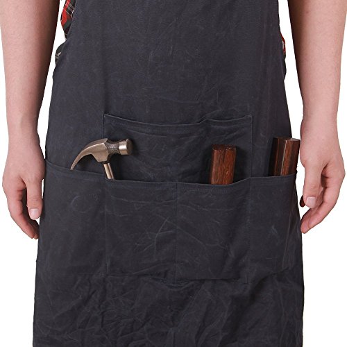 Delantal Impremeable De Trabajo Unisex, Suave Yventilado Para Cocina, Jardín, Cerámica, Taller De Manualidades Y Más Actividades HSW-067
