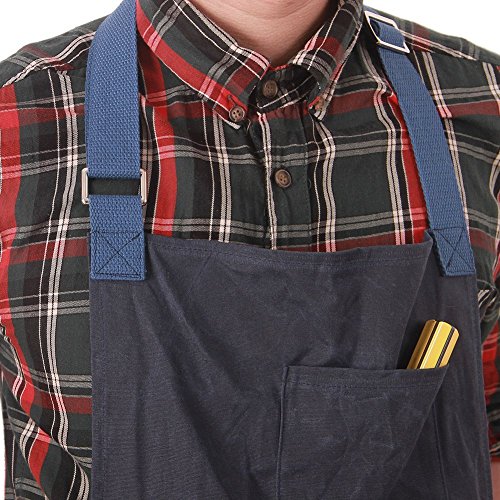 Delantal Impremeable De Trabajo Unisex, Suave Yventilado Para Cocina, Jardín, Cerámica, Taller De Manualidades Y Más Actividades HSW-067
