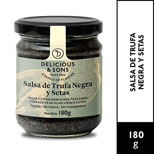 Delicious & Sons Salsa de Trufa Negra y Champiñones 180g