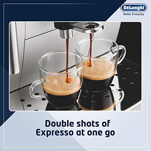 De'longhi Magnifica S Ecam 22.110.SB - Cafetera superautomática, 15 bares de presión, 13 programas ajustables, limpieza automática, sistema cappuccino, color plata