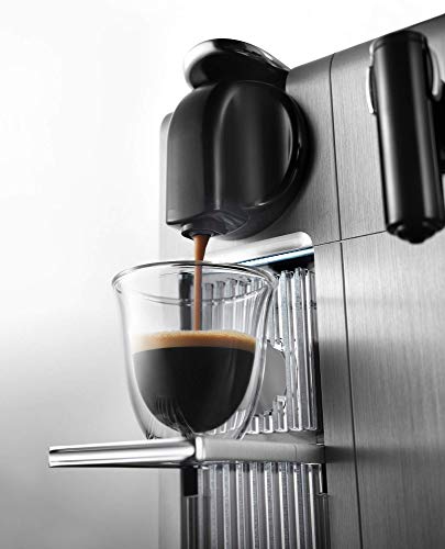 De'longhi Nespresso Lattissima Pro EN750MB - Cafetera de cápsulas, 19 bares, apagado automático, depósito de leche, pantalla táctil, color aluminio