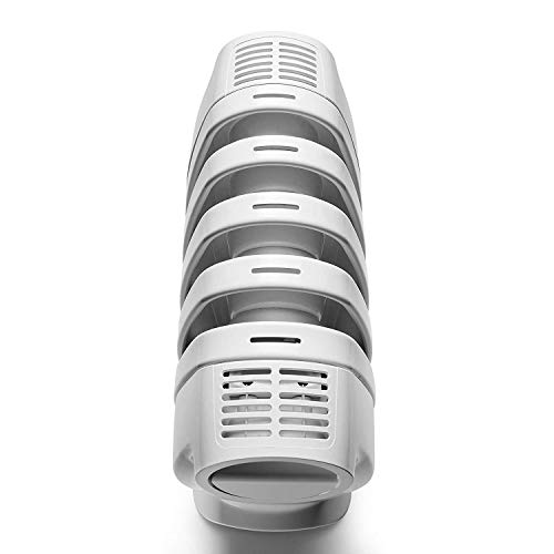 Delonghi TRNS 0505M - Radiador de aceite, 500 w, termostato seguridad, ajustes termostato, asas, blanco