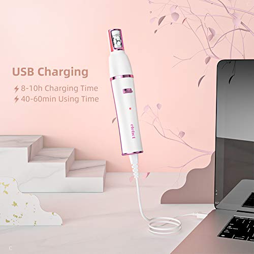 Depiladora Mujer Afeitadora eléctrica inalámbrica Recortador Rostro Multifunción 7 en 1 Cepillo Limpieza facial Masajeador Manicura Uñas ELEHOT