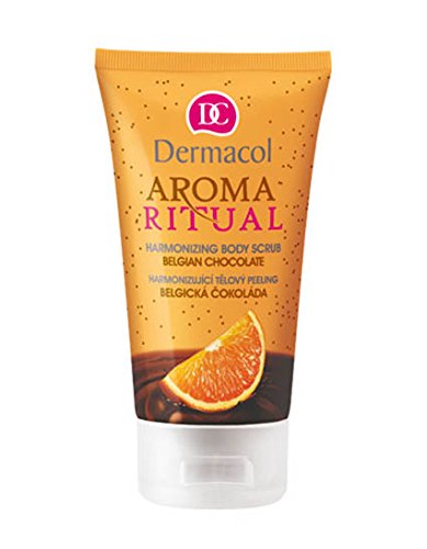 Dermacol Aroma Ritual Harmonizing, Exfoliante corporal (Belgian Chocolate) - 150 ml.