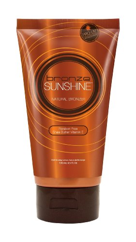 Designer Skin Bronce Sunshine Natural Bronzer Sunbed Dark Tanning Loción libre de parabenos con manteca de karité, 130 ml