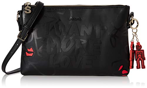 Desigual 19WAXPCA - Bolso de hombro de Sintético Mujer 17.5x4x27.2 cm (B x H x T)