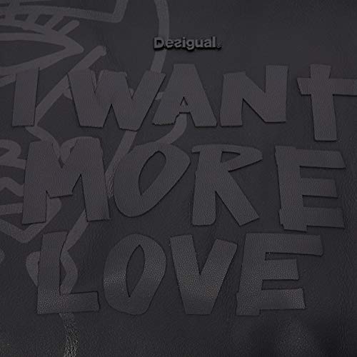 Desigual 19WAXPCA - Bolso de hombro de Sintético Mujer 17.5x4x27.2 cm (B x H x T)