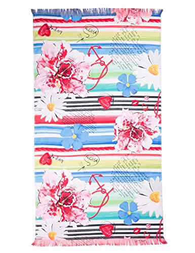 Desigual Living Blue Summer - Pareo, Color Azul