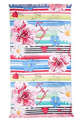 Desigual Living Blue Summer - Pareo, Color Azul