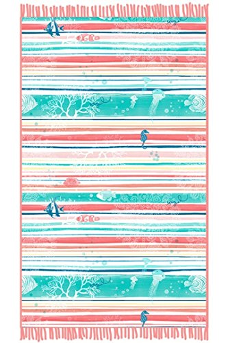 Desigual –  – Toalla pareo _ Under The Sea 18shww04 – (150 x 90 cm)