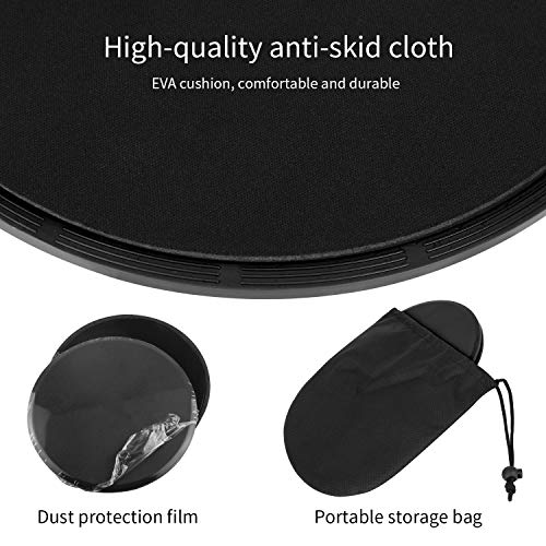 Deslizadores de núcleo de ejercicio para forma y estado físico, Deslizadores de núcleo de discos deslizantes QKURT, Equipo de ejercicio abdominal, Equipo de acondicionamiento físico para el hogar