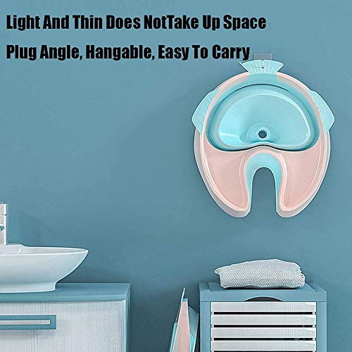 D&F Salón Lavacabezas Móvil De Peluquería Lavabo De Pelo Plegable Portátil con Drenaje De Plástico, una estación de Lavado de Pelo para el hogar para Ancianos, Discapacitados Embarazadas Niños