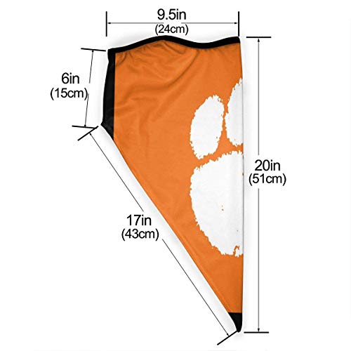 DFGHG Máscara y respirador Máscara antipolvo plegable Protección facial Alergia antipolen Windproof Sports Mask Clemson Tiger Paw Unisex Outdoor Mask Face Neck Gaiter Face Scarf Bandana Mask for Men&W