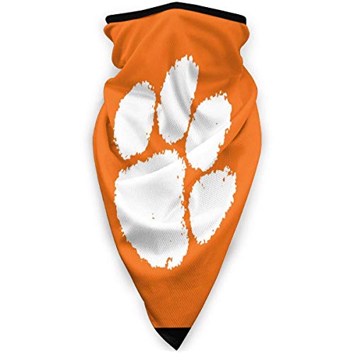 DFGHG Máscara y respirador Máscara antipolvo plegable Protección facial Alergia antipolen Windproof Sports Mask Clemson Tiger Paw Unisex Outdoor Mask Face Neck Gaiter Face Scarf Bandana Mask for Men&W