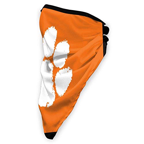 DFGHG Máscara y respirador Máscara antipolvo plegable Protección facial Alergia antipolen Windproof Sports Mask Clemson Tiger Paw Unisex Outdoor Mask Face Neck Gaiter Face Scarf Bandana Mask for Men&W