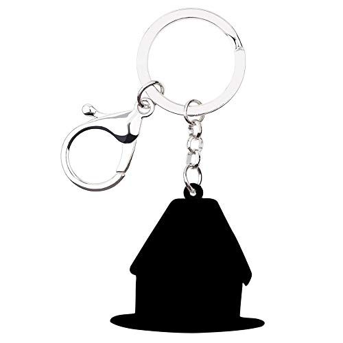 DFGHU Animal Personalizado Acrílico Navidad Dulce Pastel Casa Llaveros Bolsa De Coche Monedero Llaveros Encanto Regalo para Niña Dama Fiesta Decoraciones para Fiestas