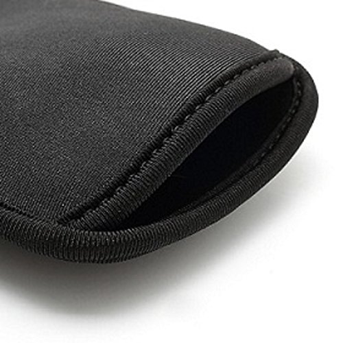 DFV mobile - Neoprene Waterproof Slim Carry Bag Soft Pouch Case Cover for Parla Sonic 3.5S - Black