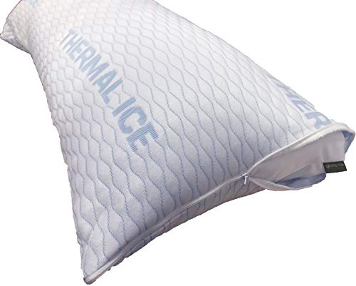 DHestia - Almohada Anticalor Refrescante Cara Verano y Cara Invierno de Fibra. FibraCool (120 cm)