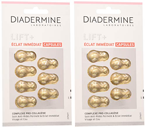 Diadermine – Lift + Cápsulas antiarrugas Eclat immdiat – 4 ml – juego de 2