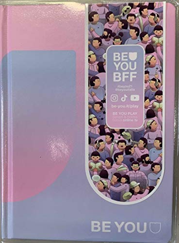 Diario escolar Be You Be Play Edición Especial Limitada - u Be Yourself Standard Rosa Morado Difuminado 2020-2021 + Incluye llavero + bolígrafo de colores + marcapáginas