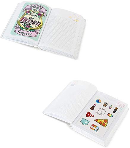 Diario escolar Be You Be Play – u Be Yourself estándar negro rojo azul ahumado 2020-2021 + llavero llavero de regalo + bolígrafo de colores + marcador de libros