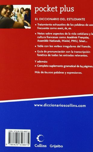 Diccionario Pocket Plus Francés (Pocket Plus): Diccionario bilingüe y gramática Français-Espagnol | Español-Francés