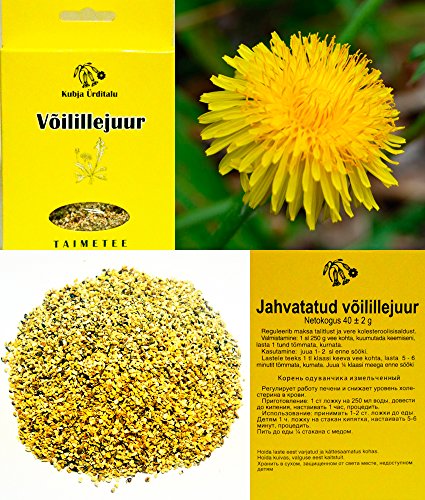 Diente de león raíz Secado 40g. de Estonia