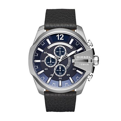 Diesel Reloj para Hombre de Cuarzo con Correa en Cuero DZ4423