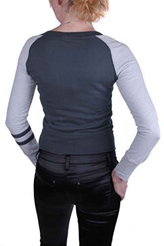 Diesel Sudadera De Mujer Camiseta Sadery Blanco, Gris - gris, XS