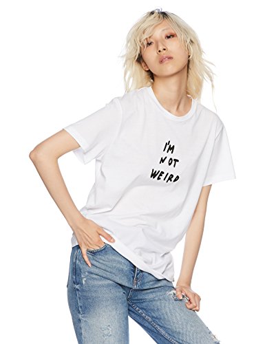 Diesel T-Flavia-B Camiseta, Blanco (100 100), Large (Tamaño del Fabricante:L) para Mujer