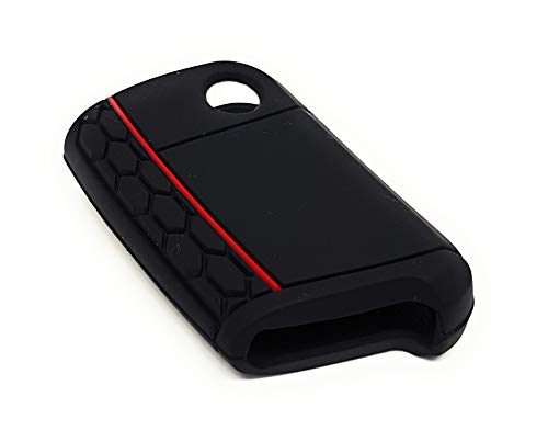 DigitalTech® - Funda Llave Coche. Golf,MK,Polo,Jetta,Touran,T-ROC,Tiguan,Seat Leon,Ibiza,Toledo,Arona,Ateca,Skoda Rapid Spaceback,Fabia,Karoq,Octavia, Superb, etc.