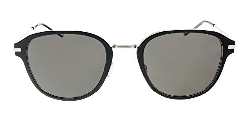 Dior AL13.9 NR TC0 Gafas de sol, Negro (Silver Blk/Brown Grey), 52 para Hombre