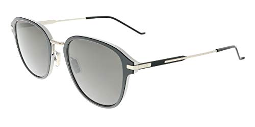 Dior AL13.9 NR TC0 Gafas de sol, Negro (Silver Blk/Brown Grey), 52 para Hombre