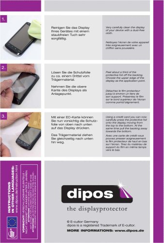 dipos I 2X Protector de Pantalla Compatible con Sony Xperia Z5 Compact pelicula Protectora Claro