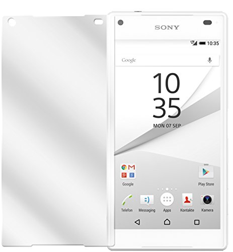 dipos I 2X Protector de Pantalla Compatible con Sony Xperia Z5 Compact pelicula Protectora Claro