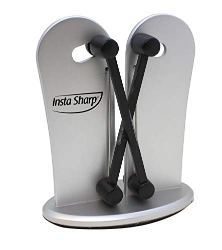 DIRECT TV OUTLET Insta Sharp Original Visto en TV Afilador de Cuchillos con Sacapuntas independientes Afilado profesional - Afilar cuchillos de Cocina, Caza, Pesca y de Bolsillo
