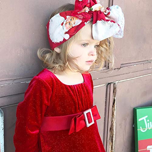 Disfraz Navidad Bebe Niña 1-5 años Franela Vestido de Princesa Ropa Navidad Niñas