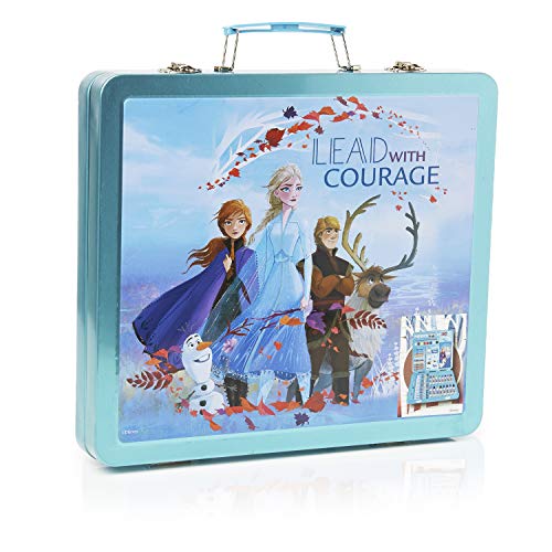 Disney Frozen 2 El Reino del Hielo Set Creativo para Niñas, Kit de Manualidades para Pintar Juego Completo de 60 Piezas, Incluye Lapices, Cuaderno de Dibujar y Rotuladores, Regalos para Niñas