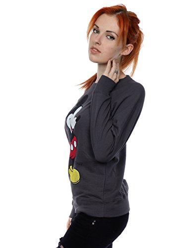 Disney Mujer Mickey Mouse Classic Kick Camisa de Entrenamiento XX-Large Oscuro Heather