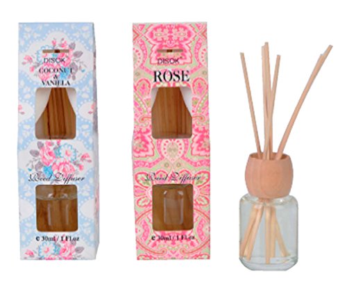 DISOK - Ambientador Floral Mikado 30 Ml (Precio Unitario)- Ambientadores, Difusores, Mikados Detalles Bodas, Bautizos y Comuniones. Regalos para el Hogar