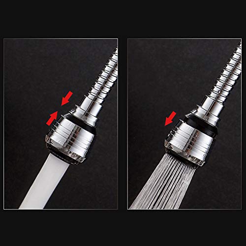 Dispositivo de extensión de la cabeza del rociador del grifo universal ducha de la cocina dispositivo largo que ahorra agua grifo de la boquilla de espuma