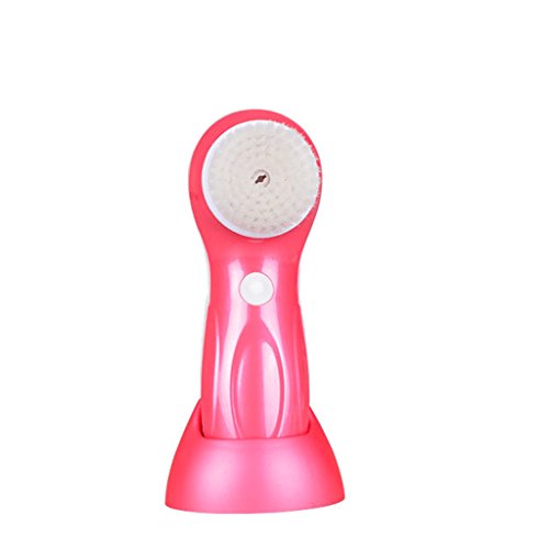 Dispositivo De Limpieza De Carga Limpiador De Poros Lavado Mejora De Artefacto Mejora Positiva Y Negativa Cepillo De Lavado De Rotación, Rojo, Rosa (6 * 8 * 16.6CM),Red