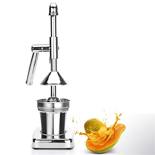 DIYARTS Exprimidor manual de acero inoxidable para el hogar Juicer de frutas Comercial Prensa cítrica sin pelar para uvas Limones Granadas Naranja