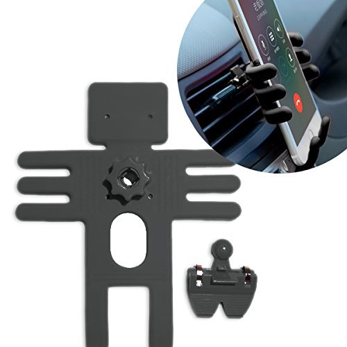 DIYthinker Titular del Tablero de Instrumentos Sushi japonés del Geisha de Japón Tokio Negro de teléfono del Montaje del Coche para el Regalo del teléfono Celular