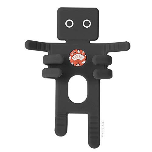 DIYthinker Titular del Tablero de Instrumentos Sushi japonés del Geisha de Japón Tokio Negro de teléfono del Montaje del Coche para el Regalo del teléfono Celular