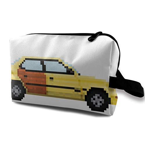DJNGN Bolsa de maquillaje Bolsa de cosméticos Better Call Saul Pixel Car Suzuki Esteem Bolsa multifuncional Kit de viaje Bolsa de almacenamiento