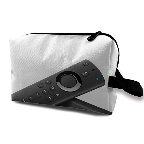 DJNGN Bolsa de maquillaje Estuche cosmético Fire Tv Stick con Alexa Voice Remote Streaming Media Player Bolsa multifuncional Kit de viaje Bolsa de almacenamiento