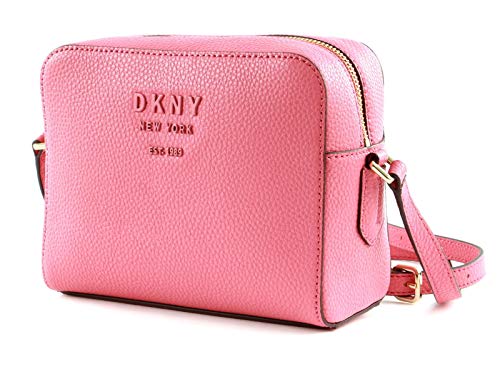 DKNY Bolso con bandolera Noho de piel rosa