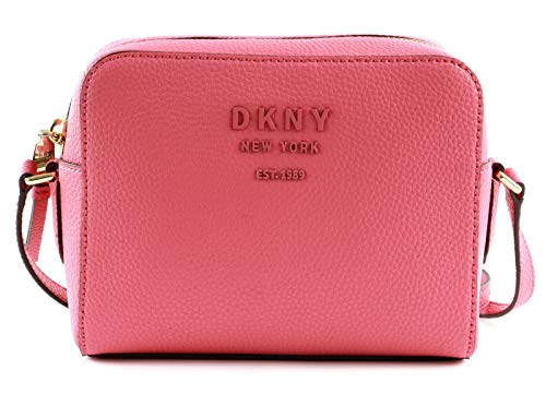 DKNY Bolso con bandolera Noho de piel rosa